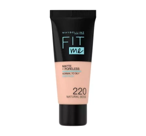 MAYBELLINE FIT ME MATTIFYING FOUNDATION 220 NATURAL BEIGE