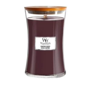 WoodWick Jar Candle, Phantom Cherry Scented Candle, 610 g 