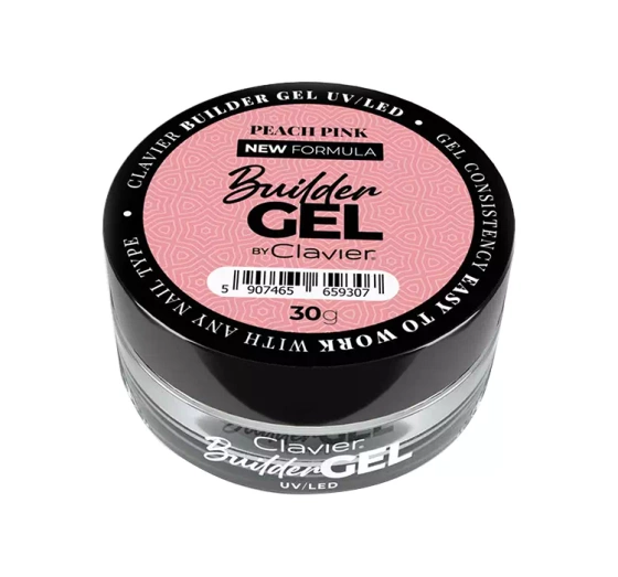CLAVIER BUILDER GEL UV/LED PEACH 30G