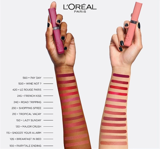 LOREAL INFAILLIBLE MATTE RESISTANCE MATTE LIQUID LIPSTICK 635 WORTH IT MEDIUM 5ML