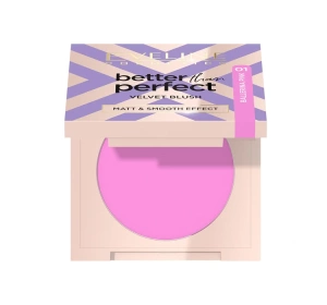 Eveline Better Than Perfect pressed blush 01 Balerina Pink 2.3g