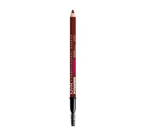 NYX PROFESSIONAL MAKEUP POWDER LOUDER EYEBROW PENCIL 04 BLACK CHERRY 1.15G