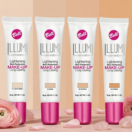 Click on photo to zoom it Bell Illumi Corrector Make-up Long-Lasting Foundation 03 Natural 30g