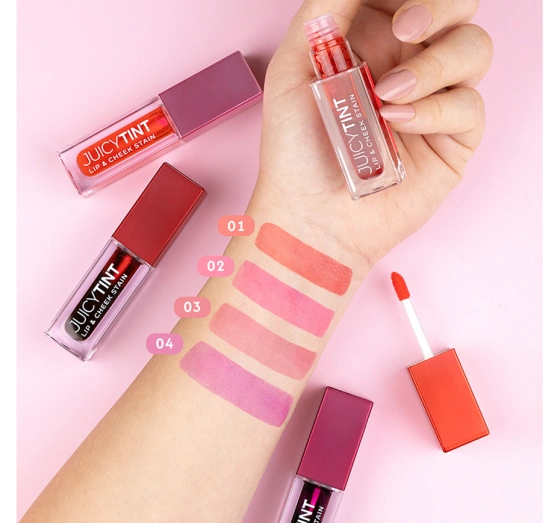 GOLDEN ROSE JUICY TINT LIP & CHEEK STAIN 2IN1 04 BERRY KISS 5.2ML