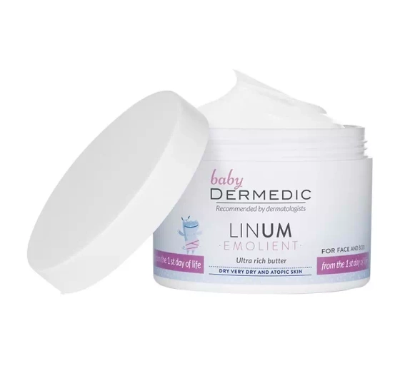 DERMEDIC BABY LINUM EMOLLIENT ULTRA RICH BODY BUTTER OILING 225ML