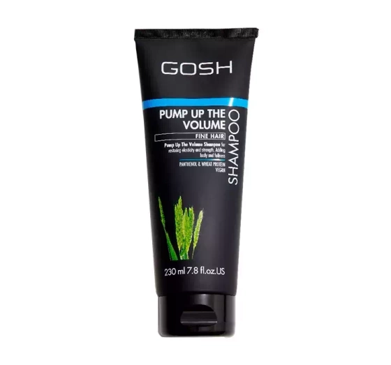 GOSH PUMP UP THE VOLUME VEGAN SHAMPOO FOR FINE HAIR 230ML