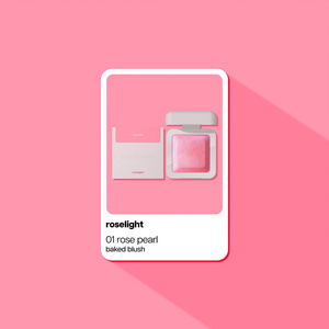 Poppy Head Roselight baked illuminating blush 01 Rose Pearl 8.2 g
