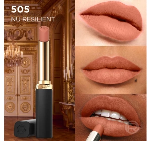 LOREAL COLOR RICHE INTENSE VOLUME MATTE LIPSTICK 505 LE NUDE RESILIENT