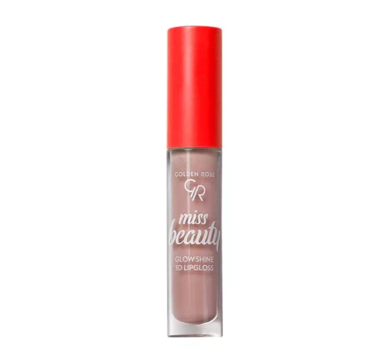 GOLDEN ROSE MISS BEAUTY GLOW SHINE 3D LIP GLOSS 01 NUDE CHIC 4.5ML