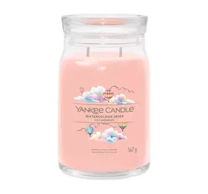 YANKEE CANDLE SIGNATURE SCENTED CANDLE WATERCOLOUR SKIES 567G