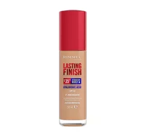 RIMMEL LASTING FINISH 35HR FACE FOUNDATION 210 GOLDEN BEIGE 30ML
