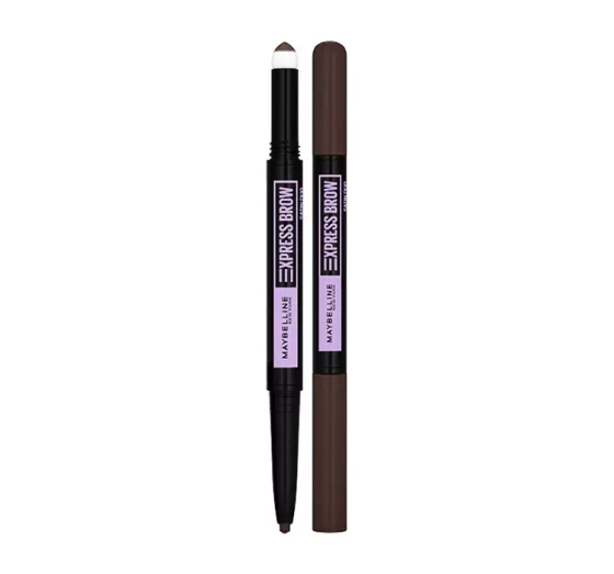 Click on photo to zoom it Maybelline Express Brow Satin Duo Double-Ended Eyebrow Pencil 04 Dark Brown 0.71g
