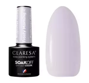 CLARESA SOAK OFF HYBRID NAIL POLISH FROSTY MORNING 4 5G