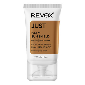 Revox B77 Just Daily Sun Shield UVB+UVA Filters SPF 50+ Face Cream with Hyaluronic Acid, 30 ml