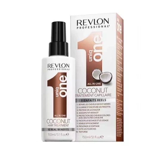 Click on photo to zoom it REVLON PROFESSIONAL UNIQ ONE HAIR CONDITIONER SPRAY 10IN1 COCONUT 150ML