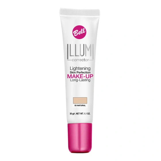 Click on photo to zoom it Bell Illumi Corrector Make-up Long-Lasting Foundation 03 Natural 30g