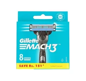 GILLETTE MACH3 BLADE REFIILLS 8 PCS