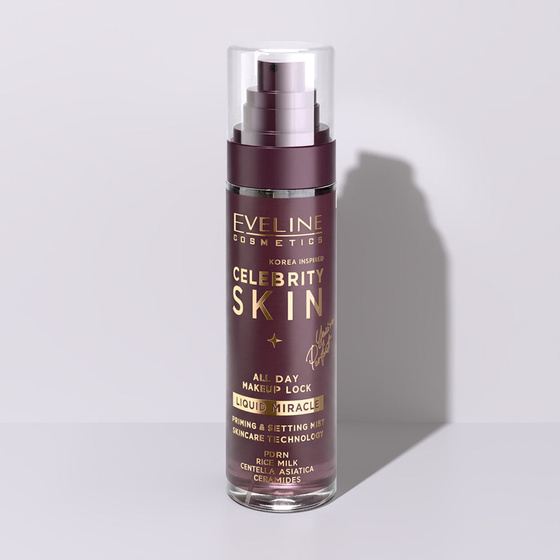 Click on photo to zoom it Eveline Cosmetics Celebrity Skin Liquid Miracle Make-Up Setting and Skincare Mist 100ml