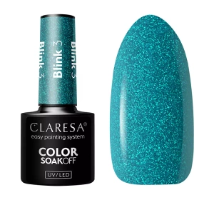 CLARESA SOAK OFF HYBRID NAIL POLISH BLINK 3 5G