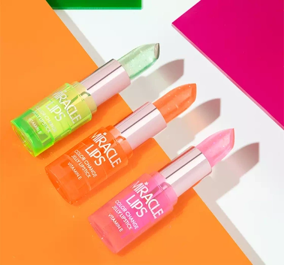 GOLDEN ROSE MIRACLE LIPS COLOUR CHANGE JELLY LIPSTICK 103 NATURAL PINK 3.7G 