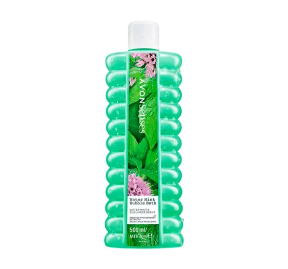 AVON SENSES BUBBLE BATH WATER MINT 500ML