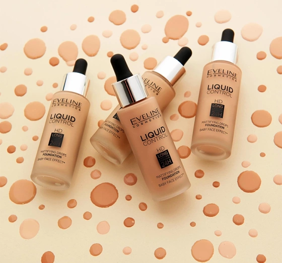 EVELINE LIQUID CONTROL FOUNDATION 015 LIGHT VANILLA