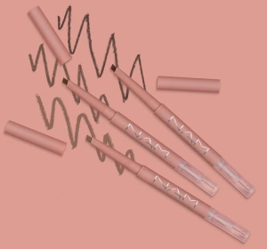 NAM Fill & Fix Duo Eyebrow Pencil & Gel 03 Deep Dark Brown