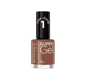 RIMMEL SUPER GEL NAIL GEL NAIL POLISH 052 CAMO 12ML 