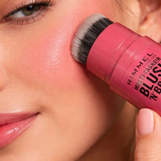 Rimmel Multi Tasker Blush 'N' Brush Cream Blush Stick 150 Cherry On Point 8 g