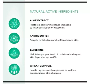EVELINE GLICERINI BIO ALOE GLYCERIN HAND AND NAIL CREAM 125ML