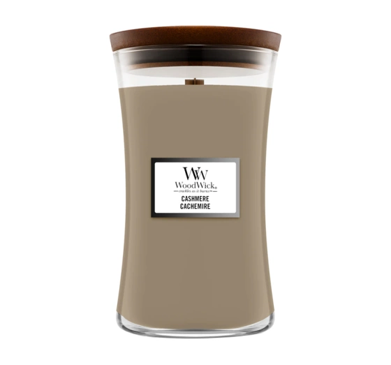 Click on photo to zoom it WOODWICK LARGE JAR CANDLE SCENTED CANDLE CASHMERE 610G