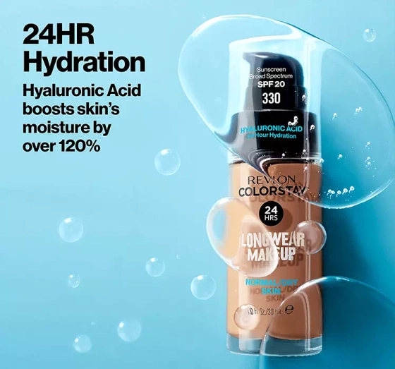 REVLON COLORSTAY FOUNDATION WITH HYALURONIC ACID FOR DRY SKIN 220 NATURAL BEIGE 30ML