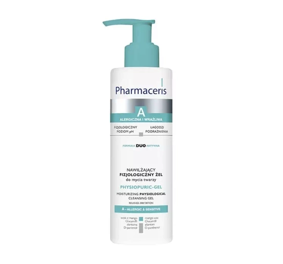 PHARMACERIS A PHYSIOPURIC GEL MOISTURIZING PHYSIOLOGICAL FACE AND EYE WASH GEL 190ML