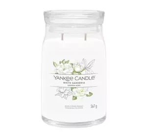 YANKEE CANDLE SIGNATURE SCENTED CANDLE WHITE GARDENIA 567G