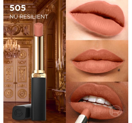 LOREAL COLOR RICHE INTENSE VOLUME MATTE LIPSTICK 505 LE NUDE RESILIENT