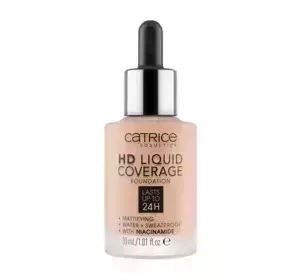 CATRICE HD LIQUID COVERAGE LIQUID FOUNDATION 020 ROSE BEIGE 30ML