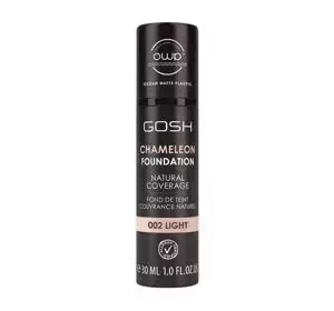 GOSH CHAMELEON FOUNDATION NATURAL COVERAGE 002 LIGHT 30ML