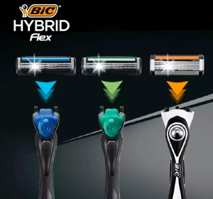 BIC Hybrid Flex5 Men's Razor Refills Pack of 8