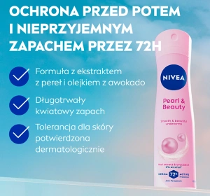 NIVEA PEARL & BEAUTY ANTIPESPIRANT SPRAY FOR WOMEN 150ML
