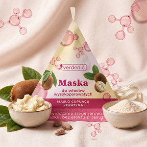 Verdenic Cupuacu Butter and Keratin Hair Mask for High-Porosity Hair 25ml