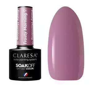 CLARESA SOAK OFF HYBRID NAIL POLISH FROSTY MORNING 9 5G