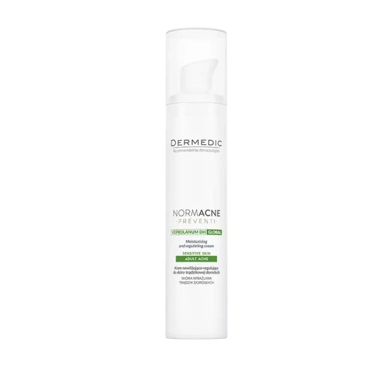DERMEDIC NORMACNE PREVENTI MOISTURIZING AND REGULATING CREAM FOR ADULT ACNE SKIN 40ML