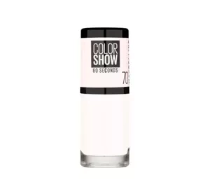 MAYBELLINE COLOR SHOW NAIL LACQUER 60 SECONDS 70 BALLERINA 6.7ML