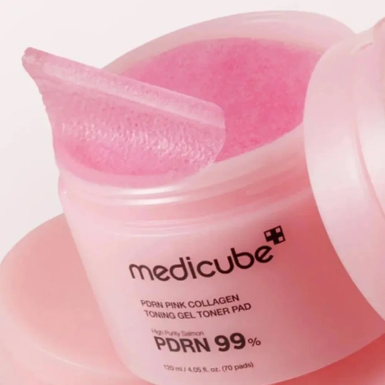 Click on photo to zoom it Medicube PDRN Pink Collagen Toner Gel Pads with Collagen, Pack of 70