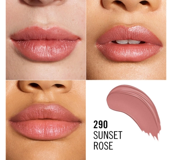 Rimmel Lasting Finish Satin Lipstick 290 Sunset Rose 4g