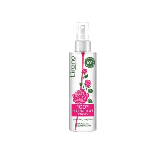 LIRENE ROSE DISTILLATE 100% ROSE REJUVENATING FLOWER ESSENCE 100ML