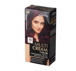JOANNA MULTI CREAM COLOR PERMANENT HAIR DYE 36 ROYAL BURGUNDY