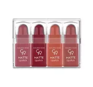 GOLDEN ROSE SET OF 4 MATTE MINI LIPSTICKS 03 4G