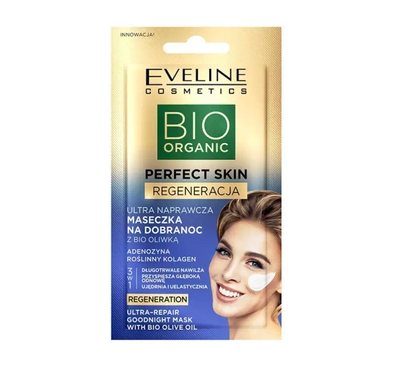 EVELINE BIO ORGANIC PERFECT SKIN ULTRA-REPAIR GOODNIGHT MASK 8ML
