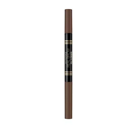 MAX FACTOR REAL BROW FILL & SHAPE EYEBROW PENCIL 02 SOFT BROWN 0.7G